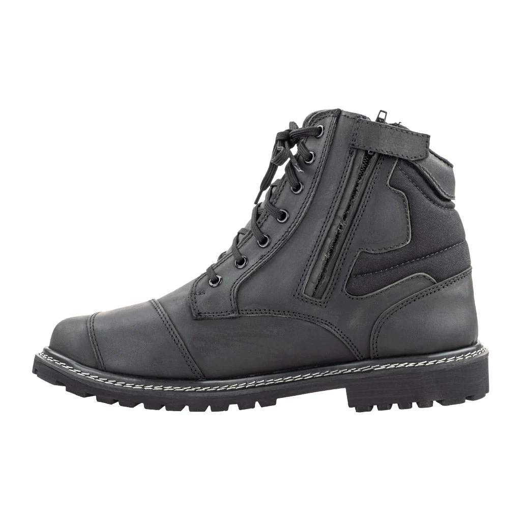 Moto Dry - Roadster Black Leather WP Boot - Image 2