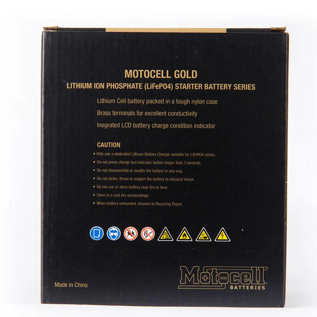 Motocell - Lithium Gold MLG14BL 48WH Battery - Image 7