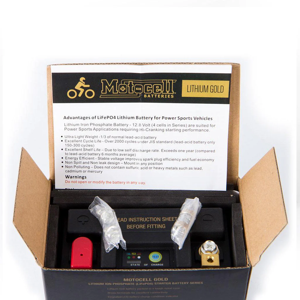 Motocell - Lithium Gold MLG9 36WH Battery - Image 4