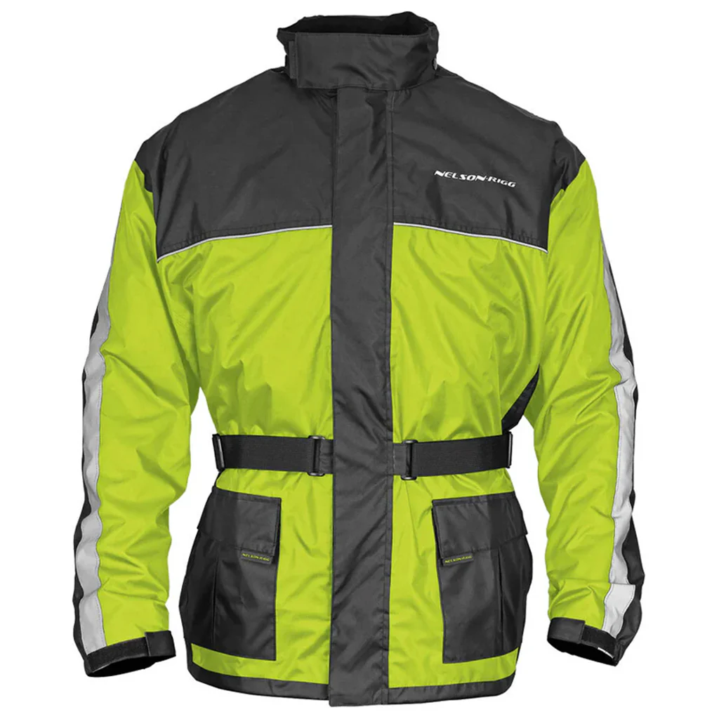 Nelson Rigg - Solo Storm Hi-viz Yellow/Black Storm Rain Jacket - Image 2