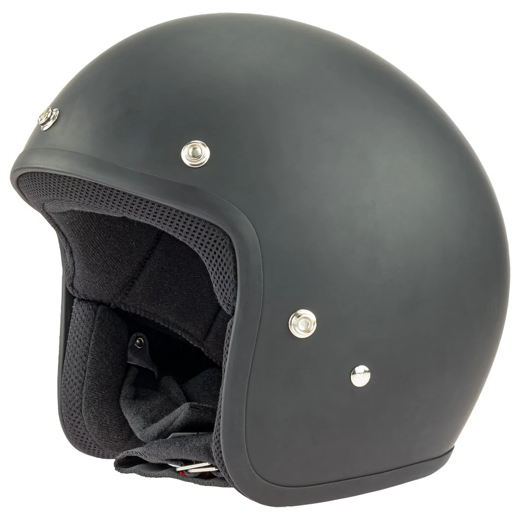 NEX - Jet Solid Matte Helmet With Studs - Image 4