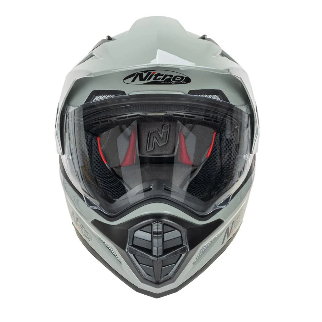 Nitro - MX670 Adventure Grey Helmet - Image 2