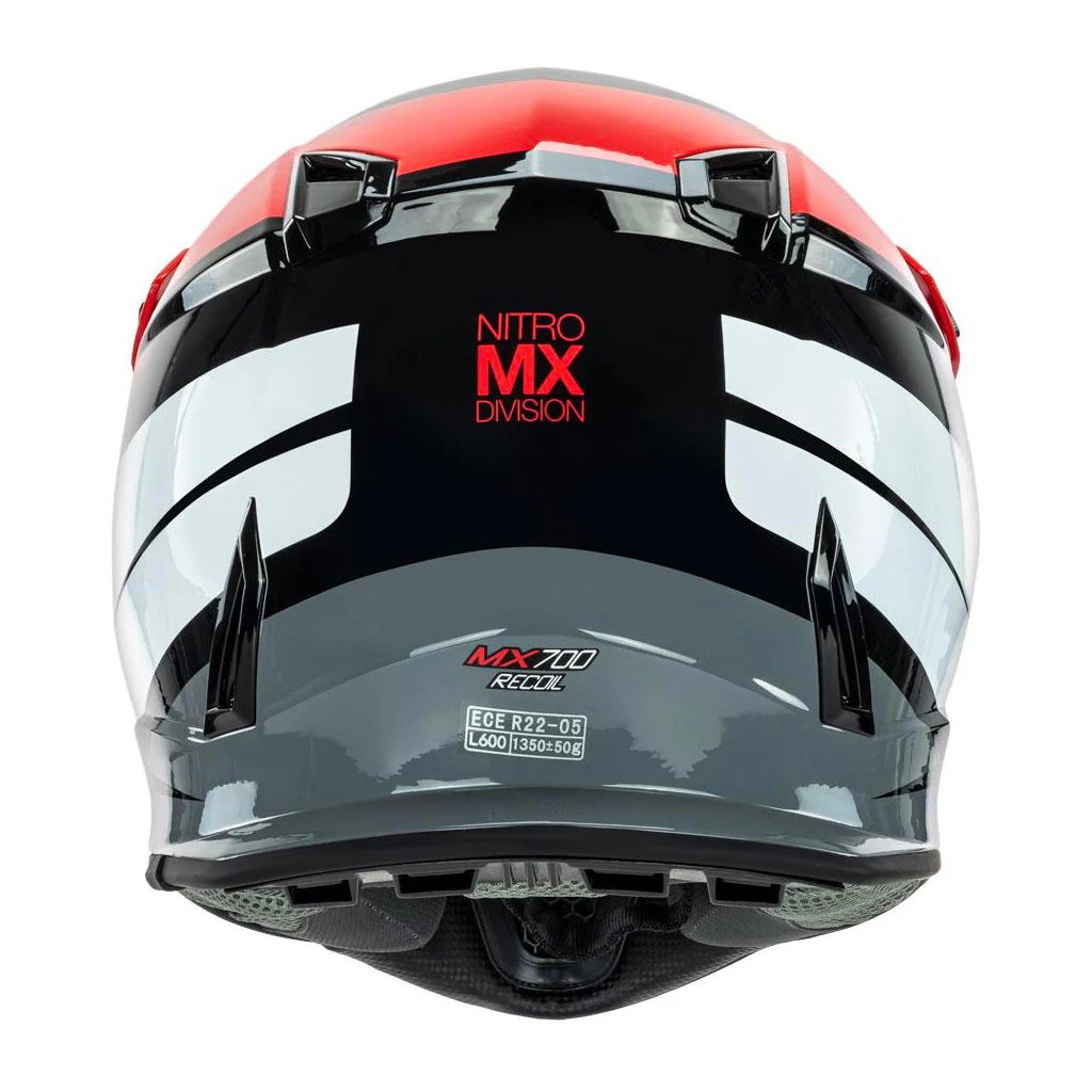 Nitro - MX700 Recoil Red/Black Helmet - Image 5