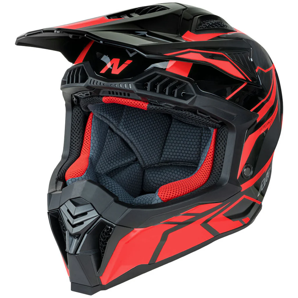 Nitro - MX710 Shard 2 Red/Black Helmet - Image 4