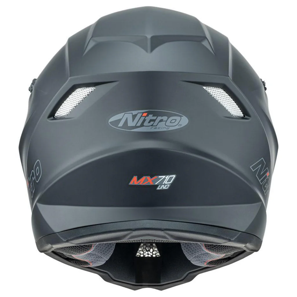 Nitro - MX710 Youth Satin Black Helmet - Image 5