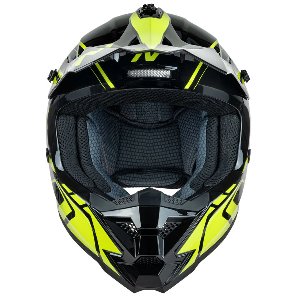Nitro - MX710 Youth Shard 2 Yellow/Black Helmet - Image 5