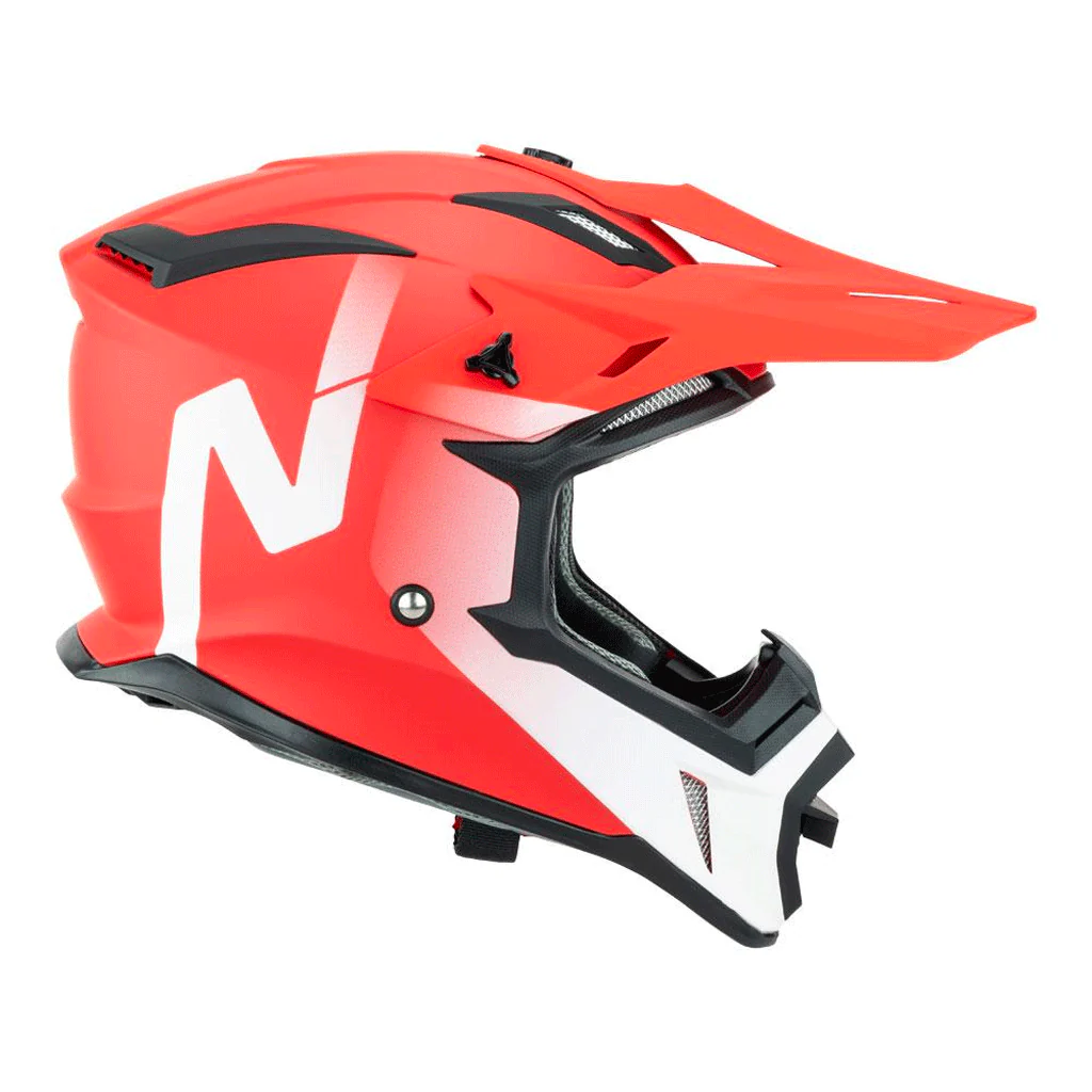 Nitro - MX760 Peak Red Helmet - Image 3