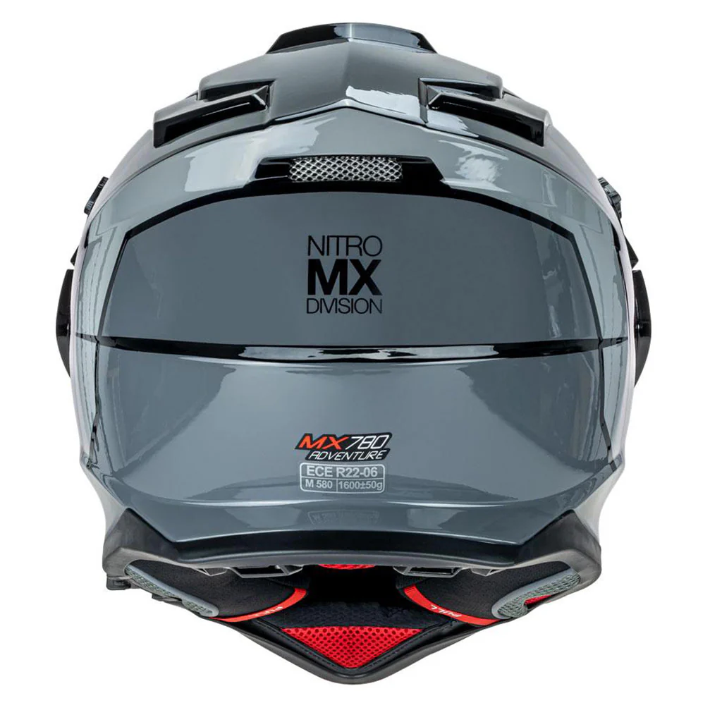 Nitro - MX780 Adventure Black/Grey Helmet - Image 5