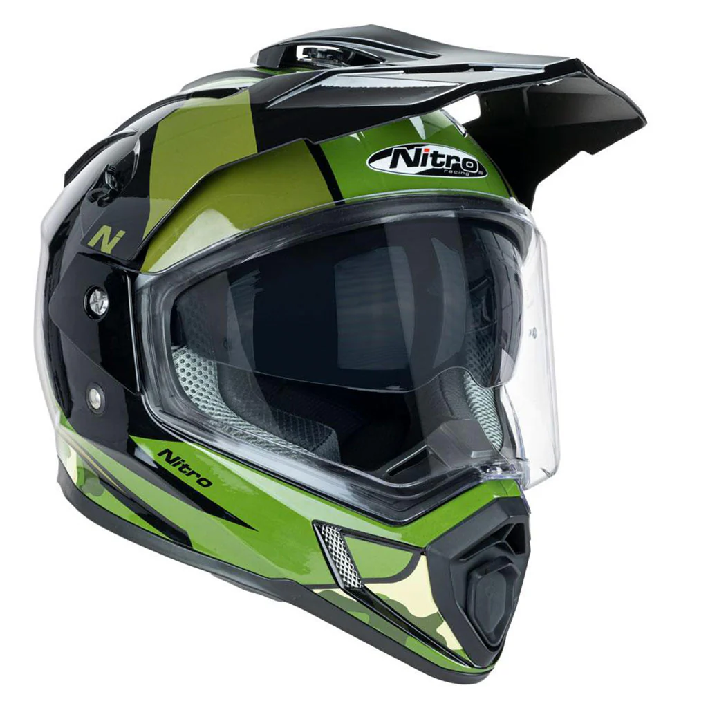 Nitro - MX780 Adventure Green Camo Helmet - Image 3