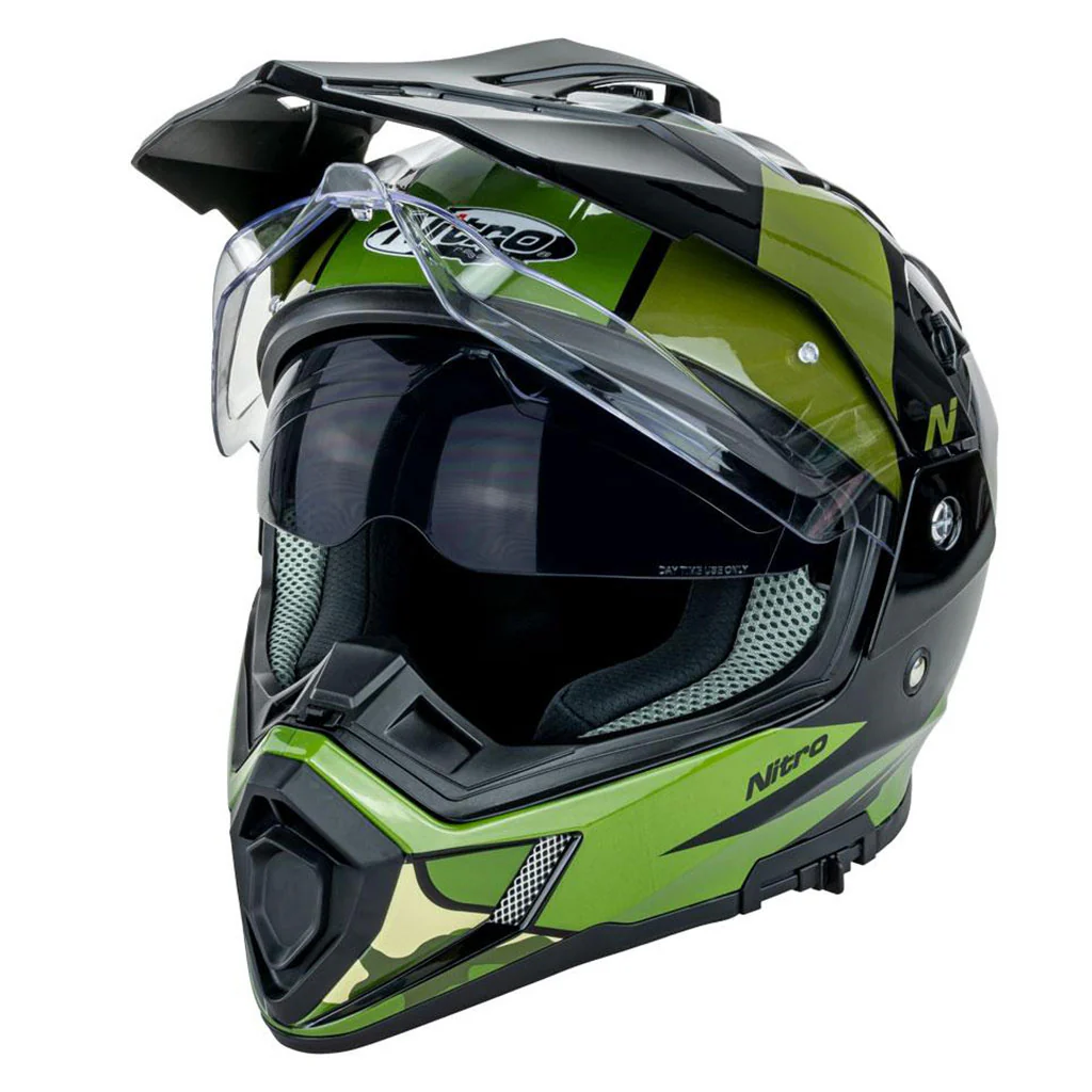 Nitro - MX780 Adventure Green Camo Helmet - Image 6