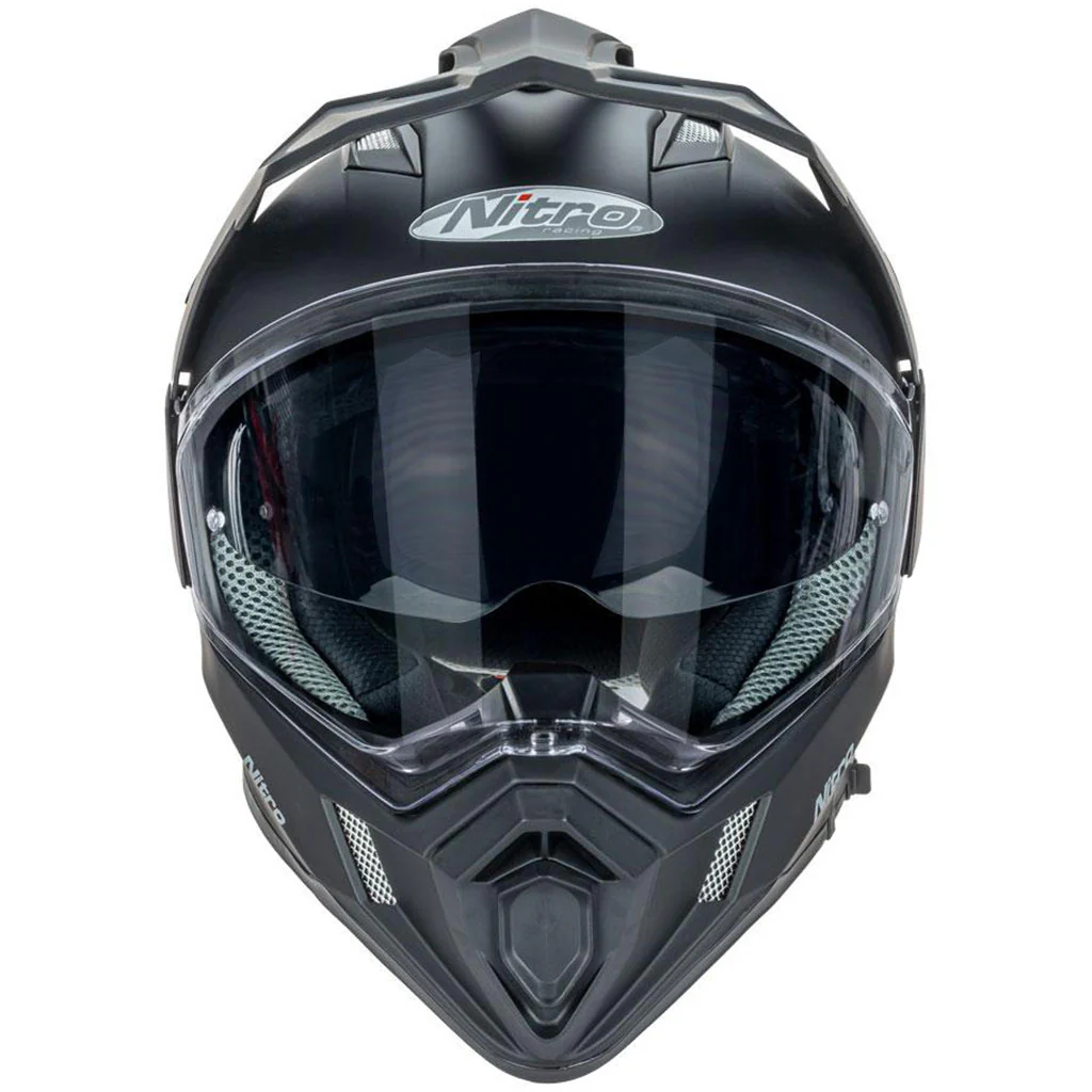 Nitro - MX780 Adventure Matt Black Helmet - Image 2