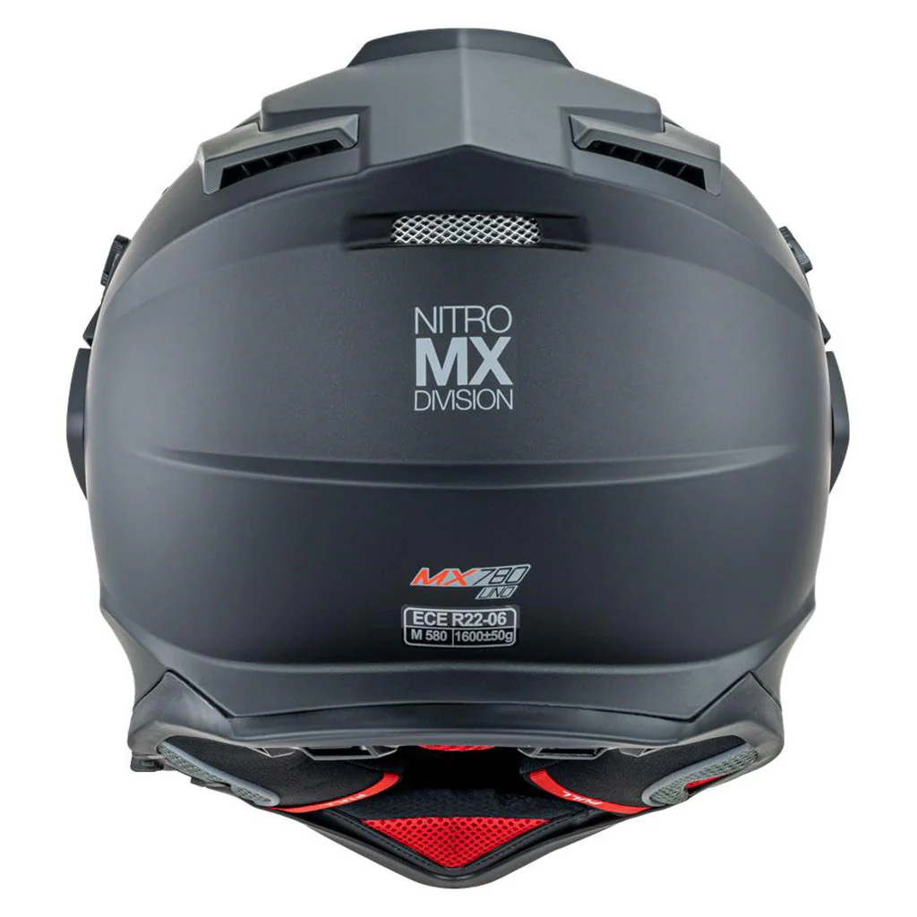 Nitro - MX780 Adventure Matt Black Helmet - Image 5