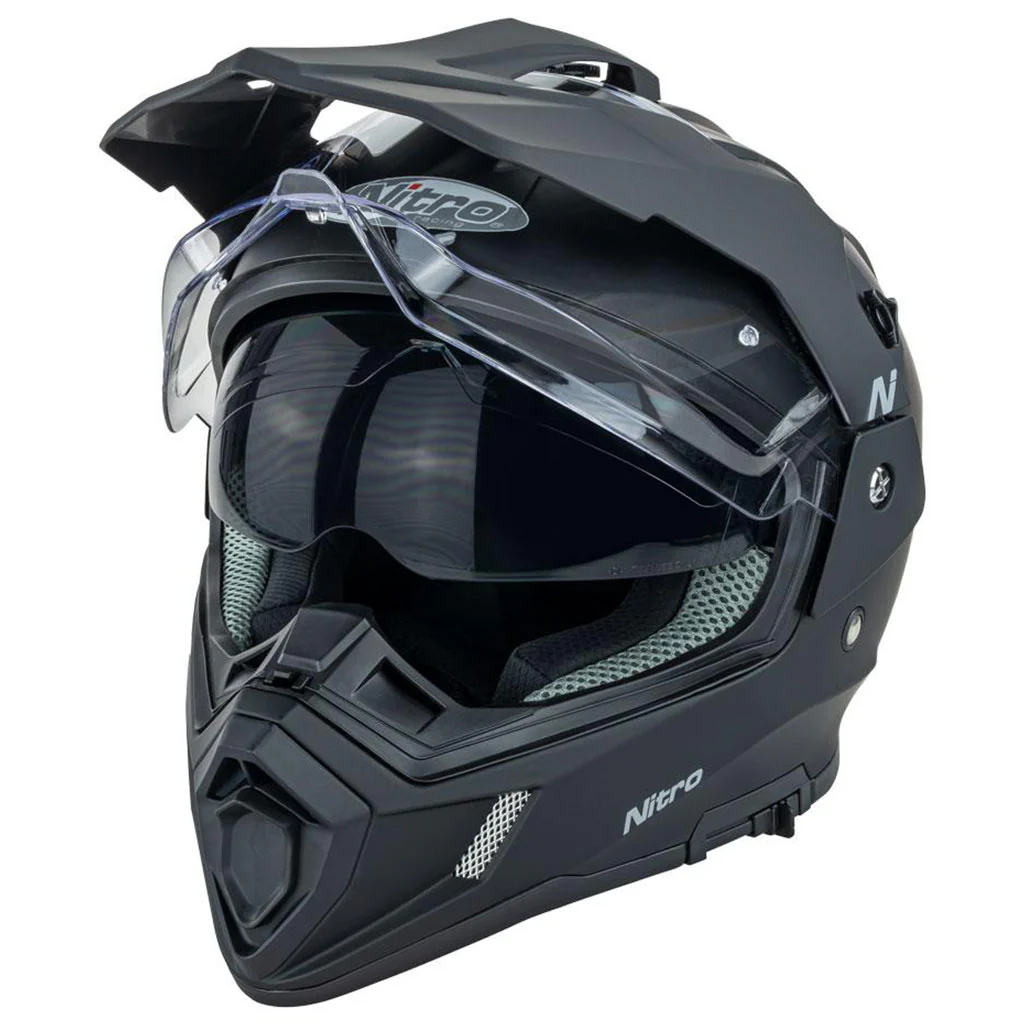 Nitro - MX780 Adventure Matt Black Helmet - Image 6