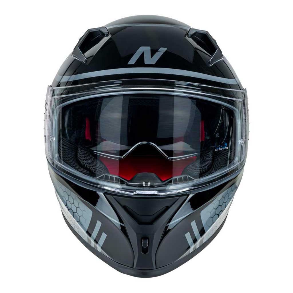 Nitro - N501 Black/Grey Helmet - Image 2