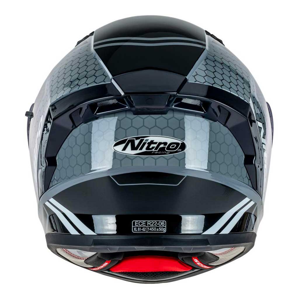 Nitro - N501 Black/Grey Helmet - Image 5