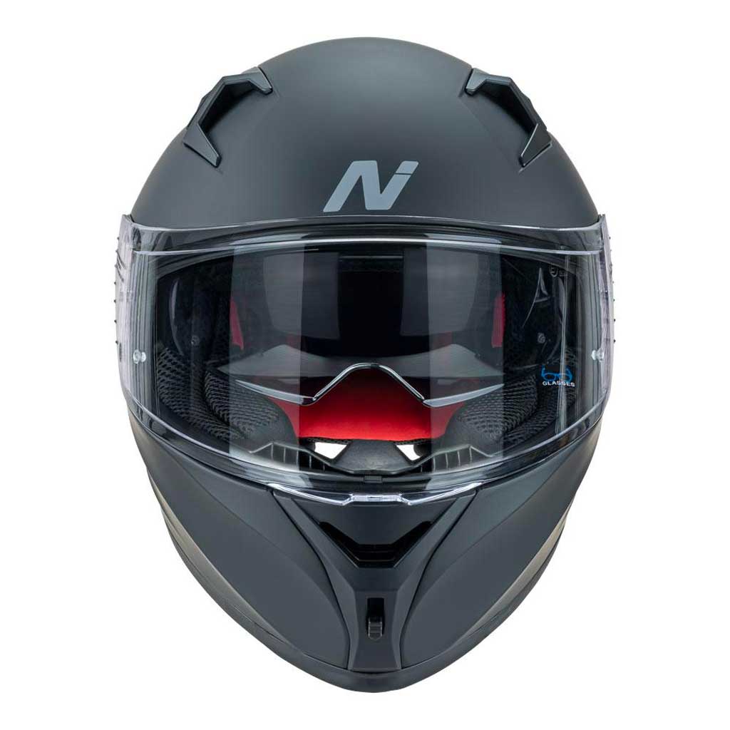 Nitro - N501 Solid Matt Black Helmet - Image 2