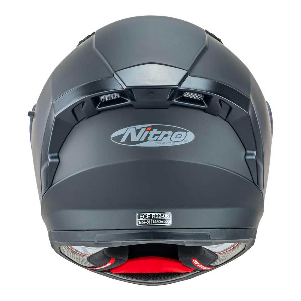 Nitro - N501 Solid Matt Black Helmet - Image 5