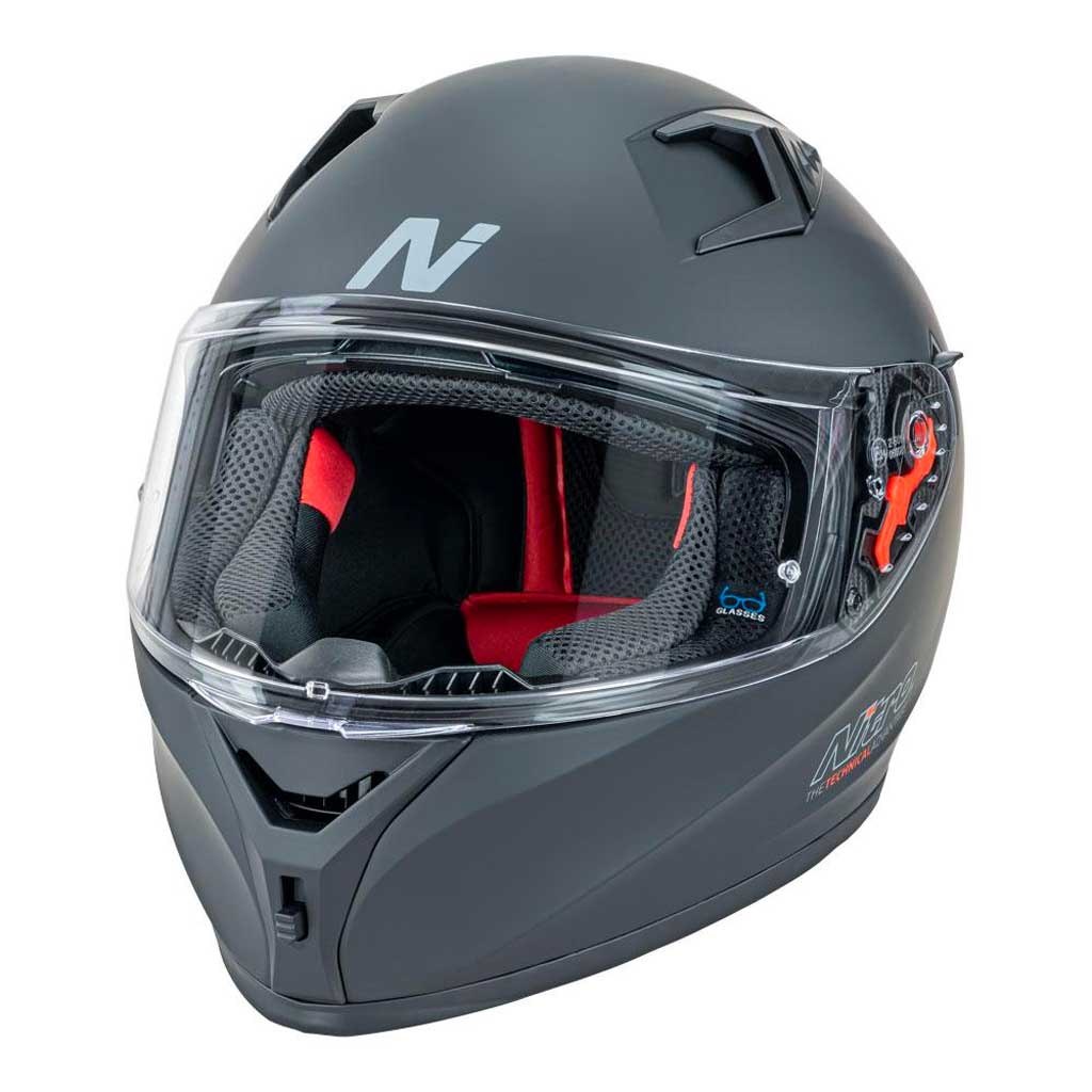 Nitro - N501 Solid Matt Black Helmet - Image 6