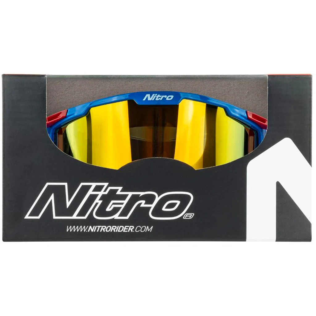 Nitro - NV-100 Iridium Red/White/Blue MX Goggle - Image 4