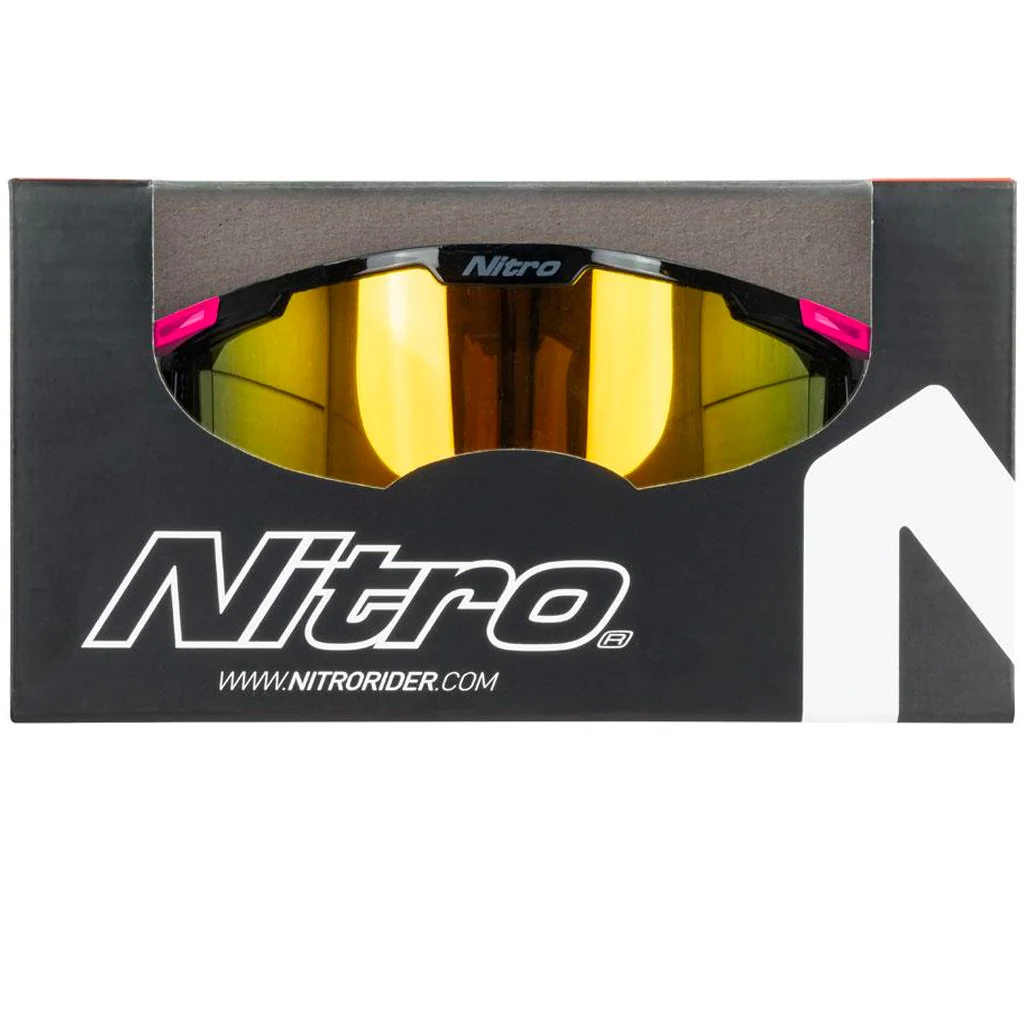 Nitro - NV-100 Iridium Black/Pink MX Goggle - Image 5