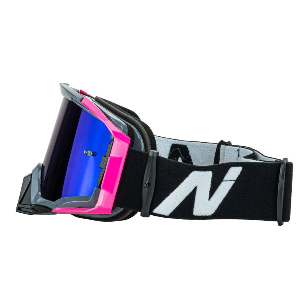 Nitro - NV-150 Grey/Pink MX Goggles - Image 2