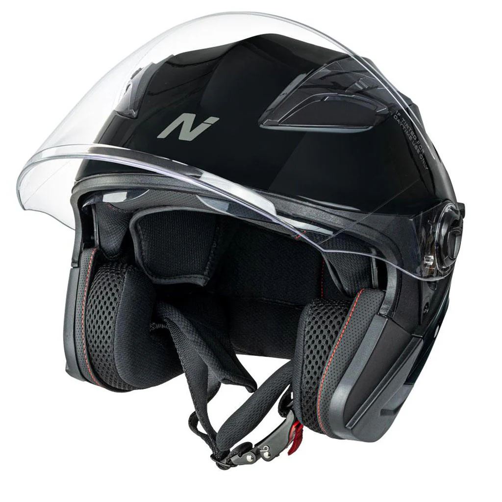 Nitro - X780S Gloss Black Open Face Helmet - Image 5