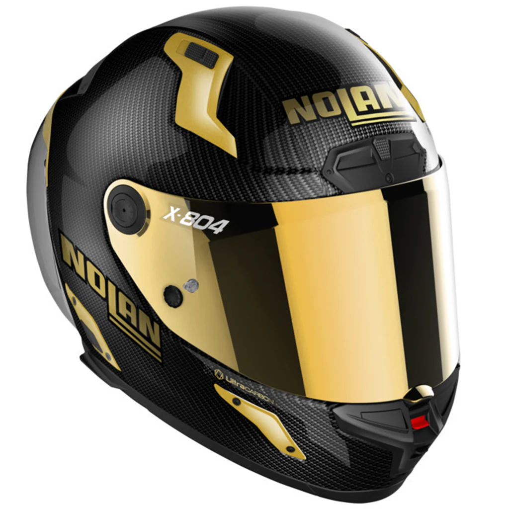 Nolan - X-804 RS Carbon/Gold Helmet - Image 2