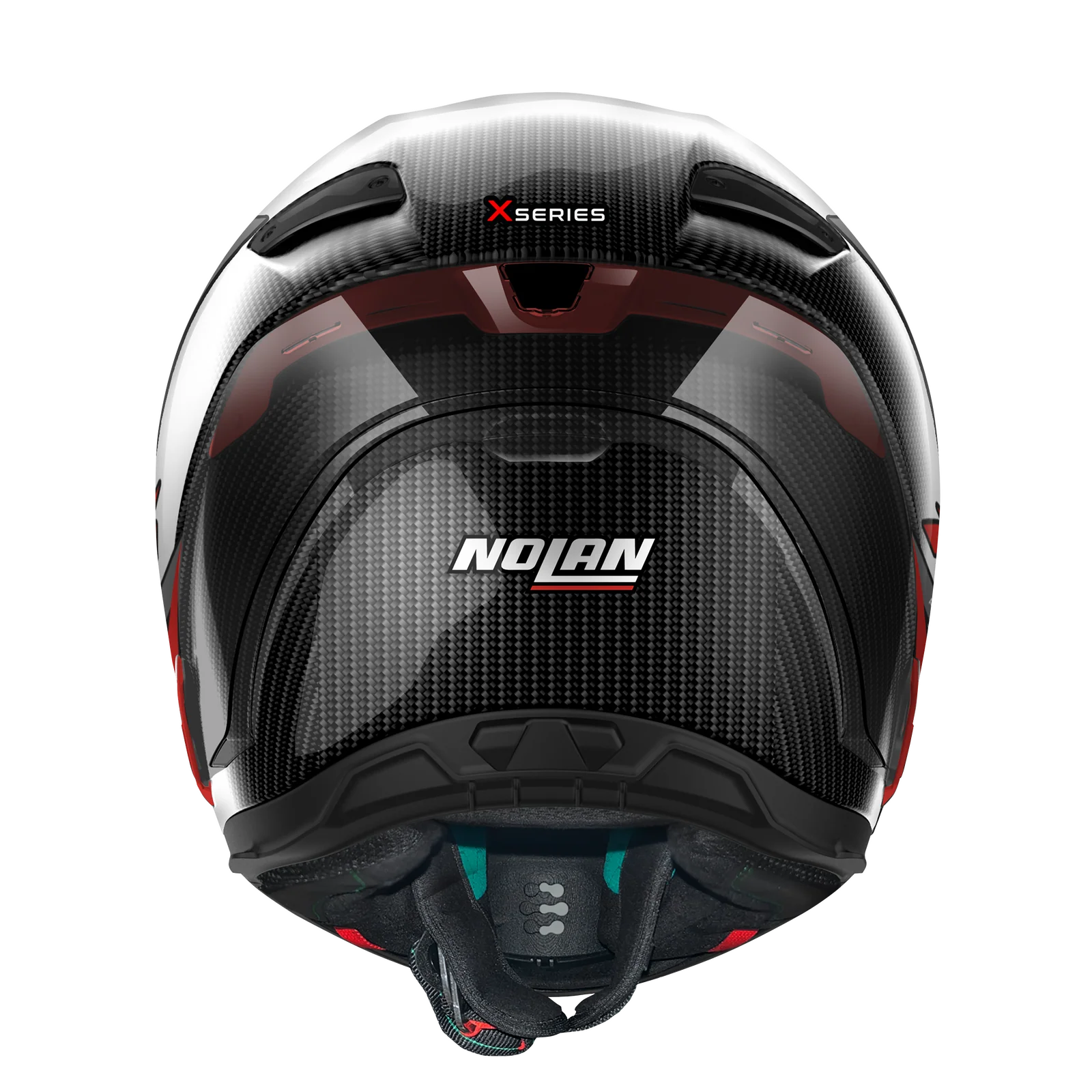 Nolan - X-804 RS Carbon/Red Hot Lap Helmet - Image 4