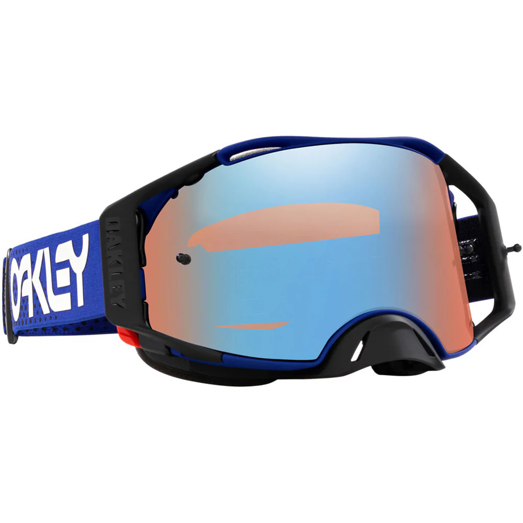 Oakley - Airbrake Moto B1B Blue/White Prizm Sapphire Lens Goggles - Image 3