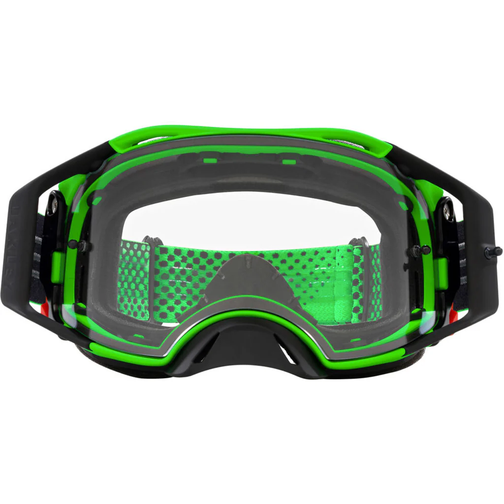 Oakley - Airbrake Moto B1B Green/Black Clear Lens Goggles - Image 2