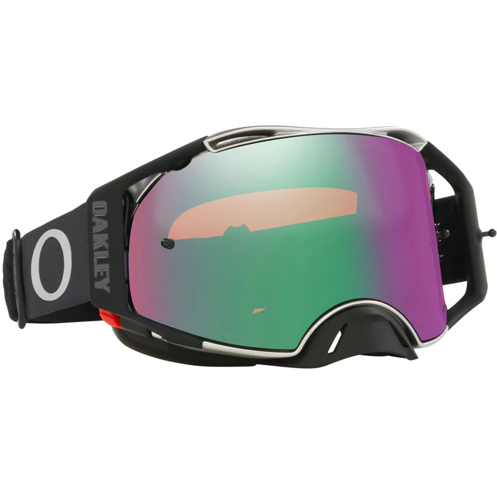 Oakley - Airbrake Tuffblock Black/Grey Prizm Jade Lens Goggles - Image 2