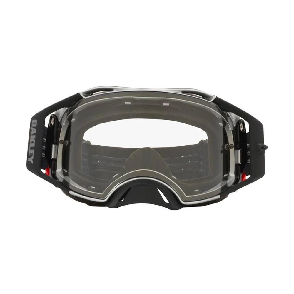 Oakley - Airbrake Tuff Blocks Gunmetal W/ Clear Lens Goggles - Image 2