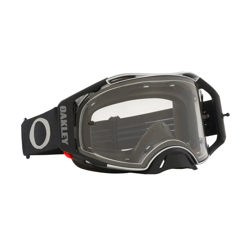 Oakley - Airbrake Tuff Blocks Gunmetal W/ Clear Lens Goggles - Image 3