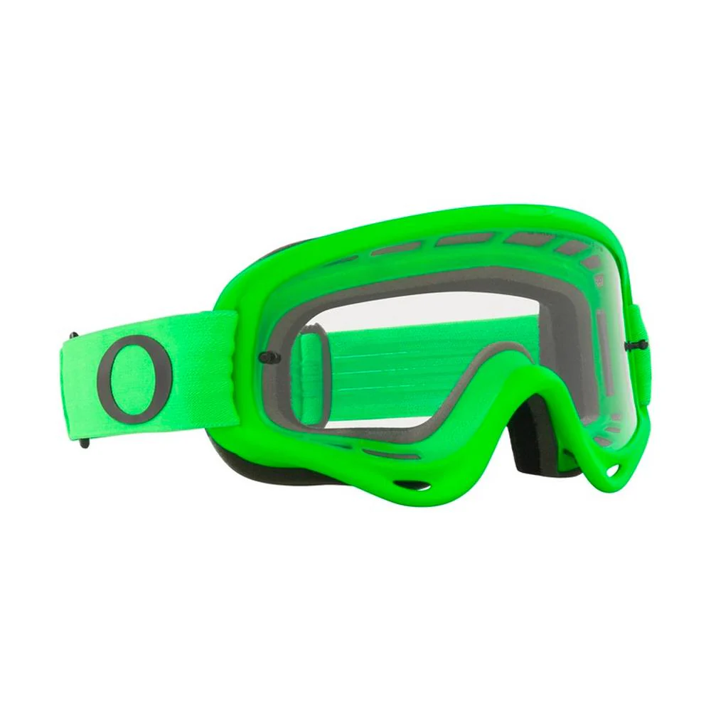 Oakley - O Frame Green W/ Clear Lens Moto Goggles - Image 3