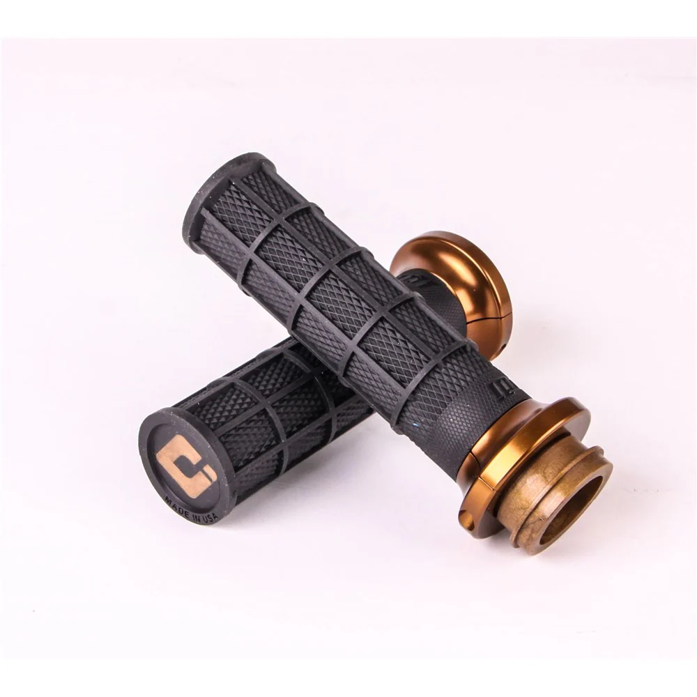 ODI - Road V-Twin Black/Brown Full Waffle Lock On Grip - Image 2