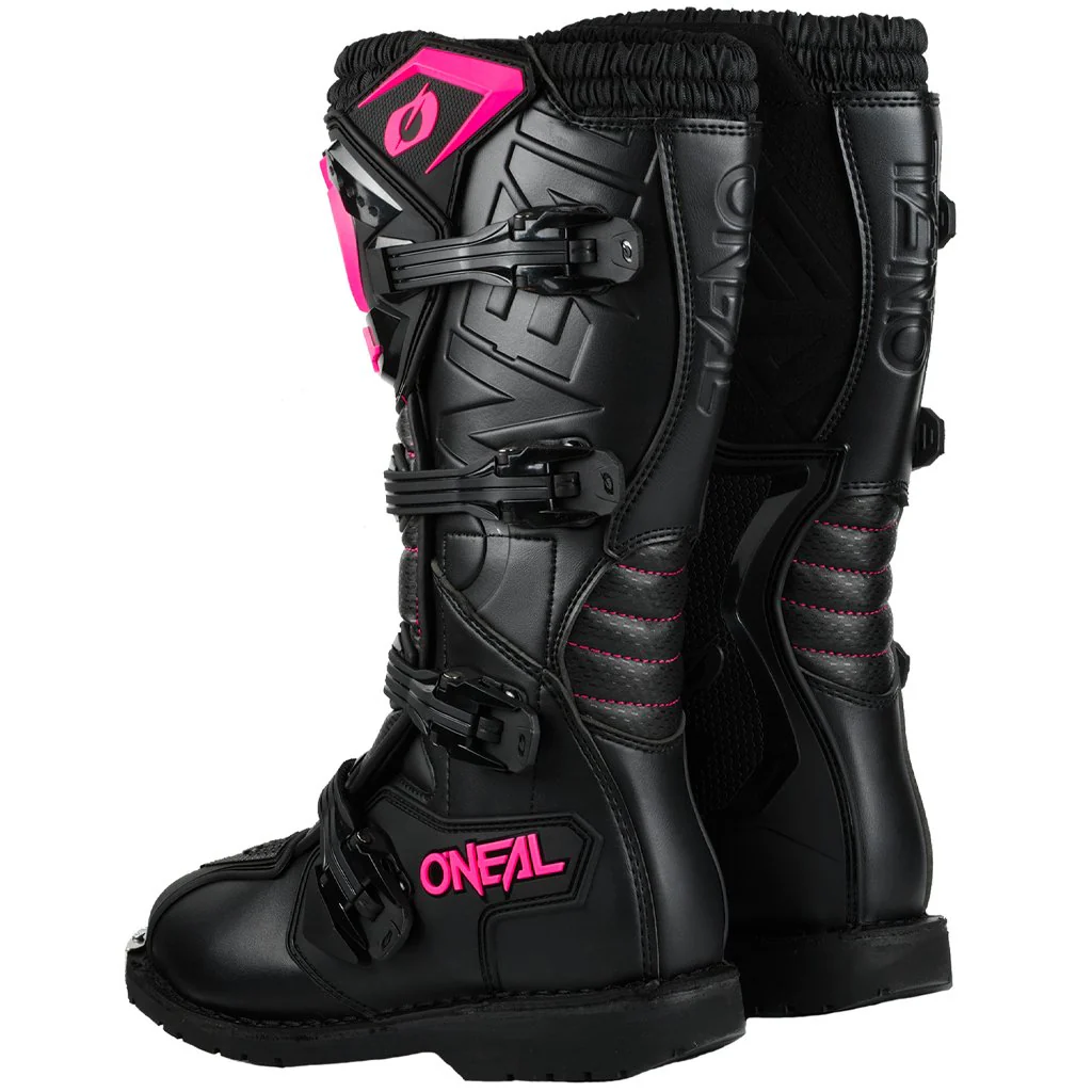 Oneal - Ladies Rider Pro Black/Pink MX Boots - Image 2