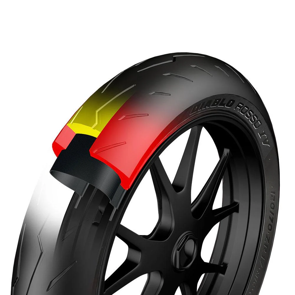 Pirelli - Diablo Rosso IV Front 120/60R17 (55W) TL - Image 2