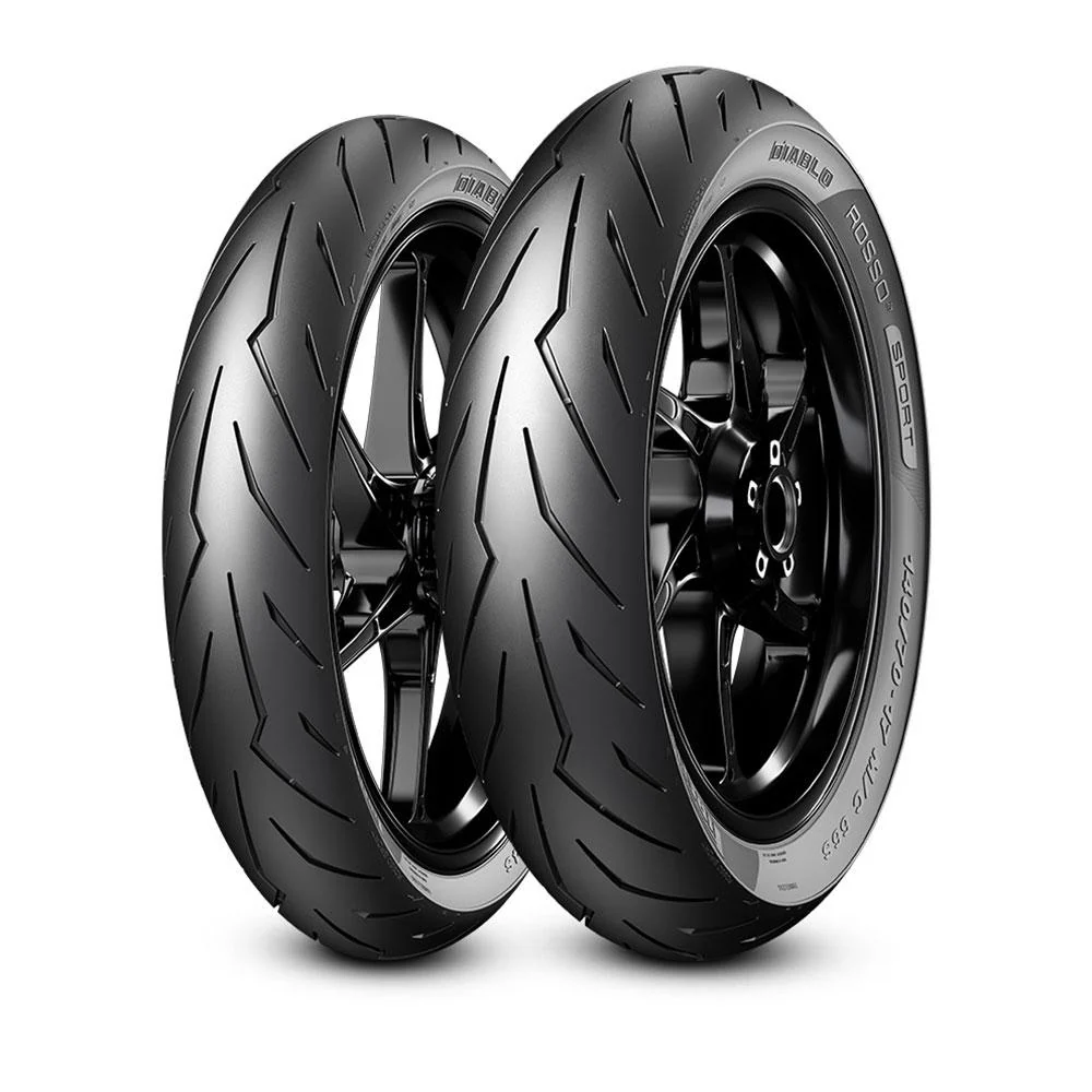 Pirelli - Diablo Rosso Sport Scooter F/R 80/90-14 40S TL