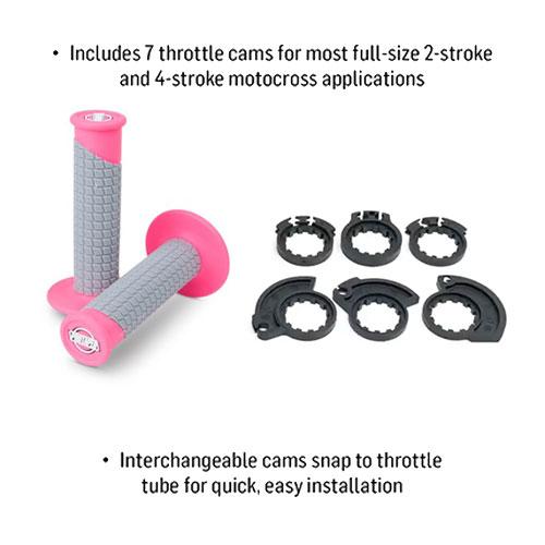 Pro Taper - Clamp On Neon Pink Pillow Top Grips - Image 2