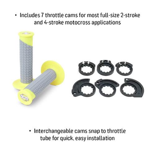 Pro Taper - Clamp On Neon Yellow Pillow Top Grips - Image 2