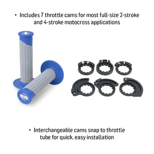 Pro Taper - Clamp On Pillow Top Blue Grips - Image 2