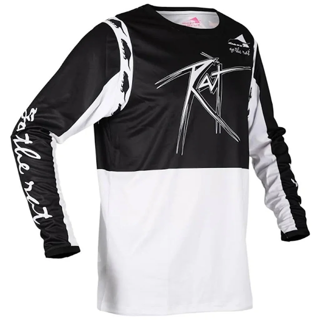 Rat Racing - Black Top Black/White Jersey - Image 2