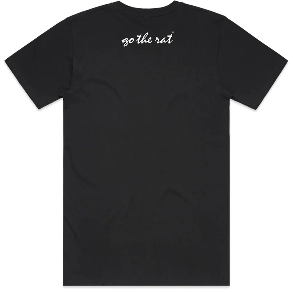 Rat Racing - Changing Heads Black Tee - Image 2