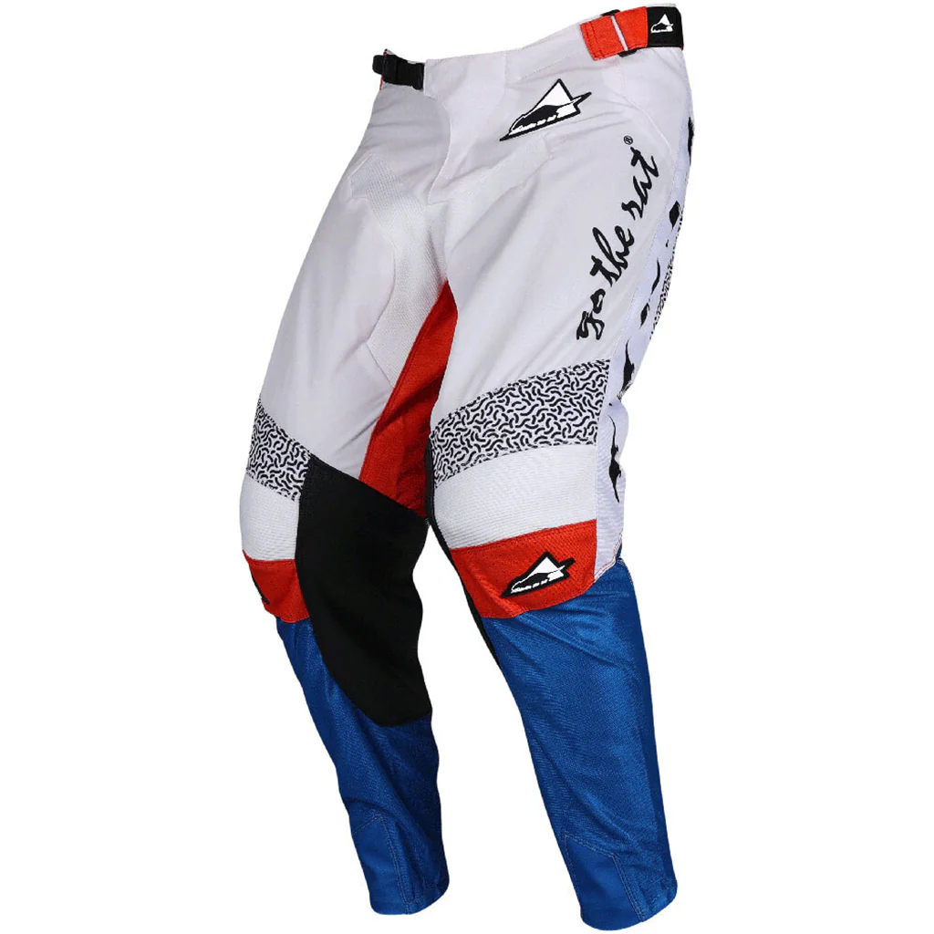 Rat Racing - Cola White/Blue/Red Pants - Image 4