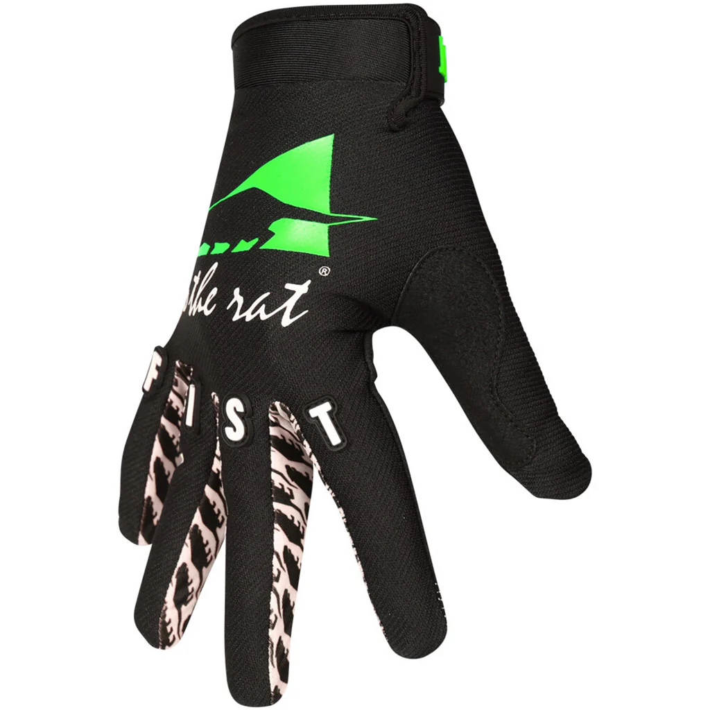 Rat Racing - Strapped Cheeseblock Green Gloves - Image 3