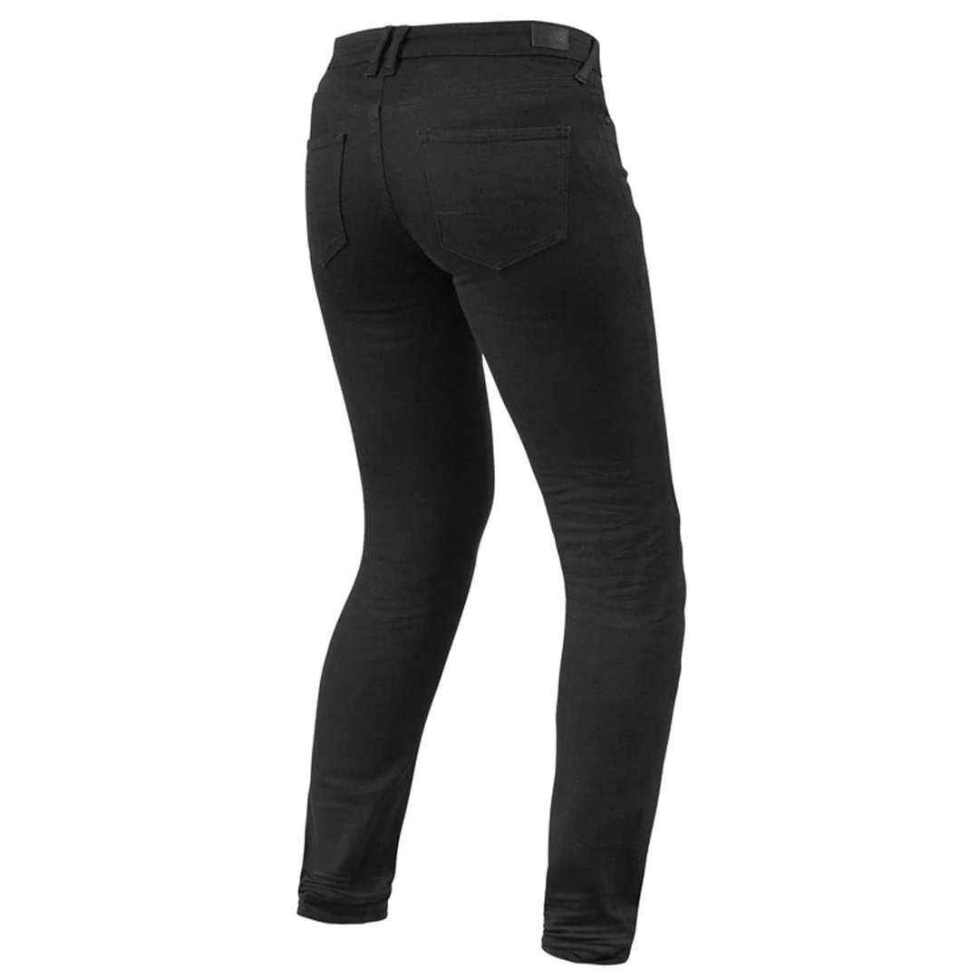 Rev-It - Maple Ladies Black Short Leg Jeans - Image 2