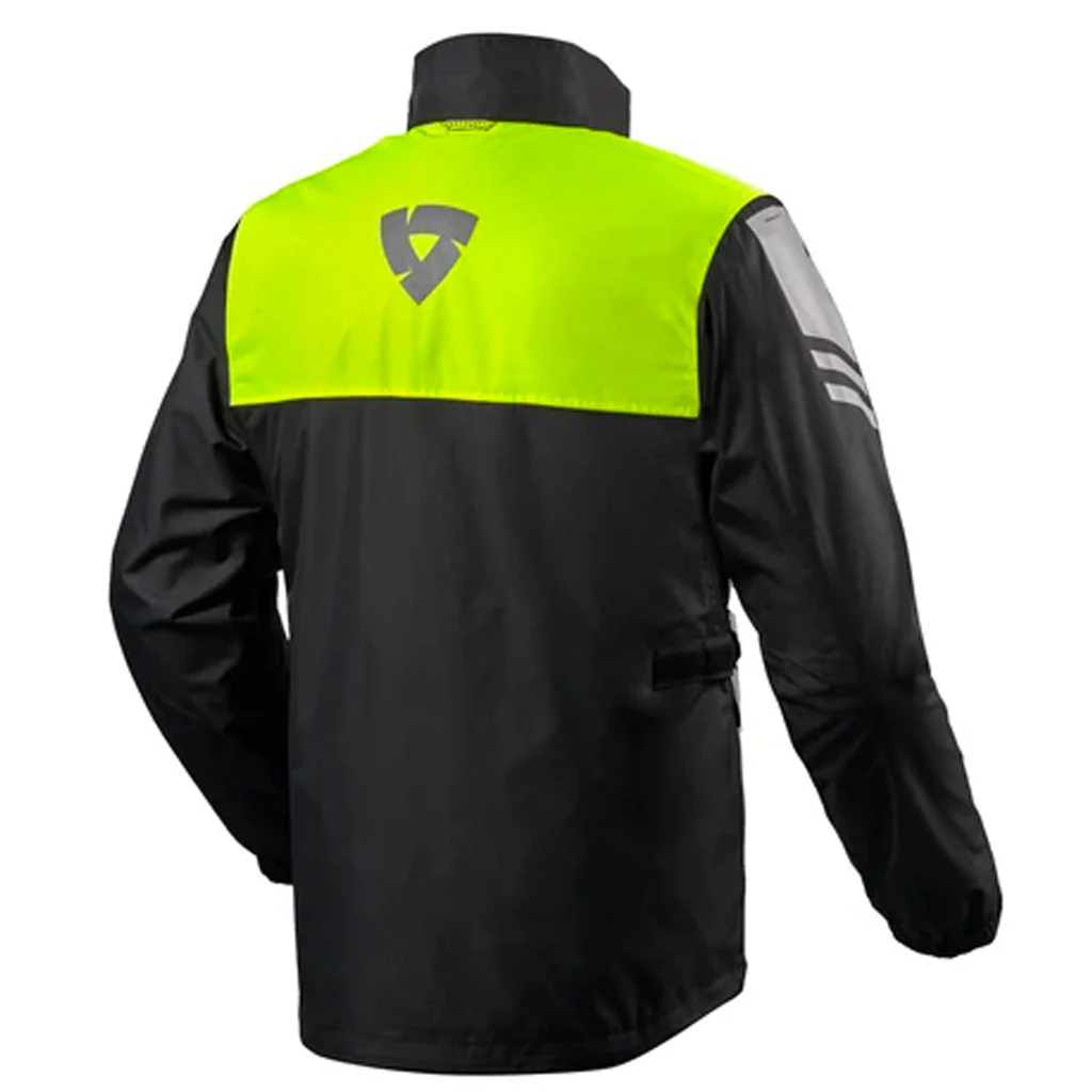 Rev-It - Nitric 3 H20 Black/Yellow Rain Jacket - Image 2