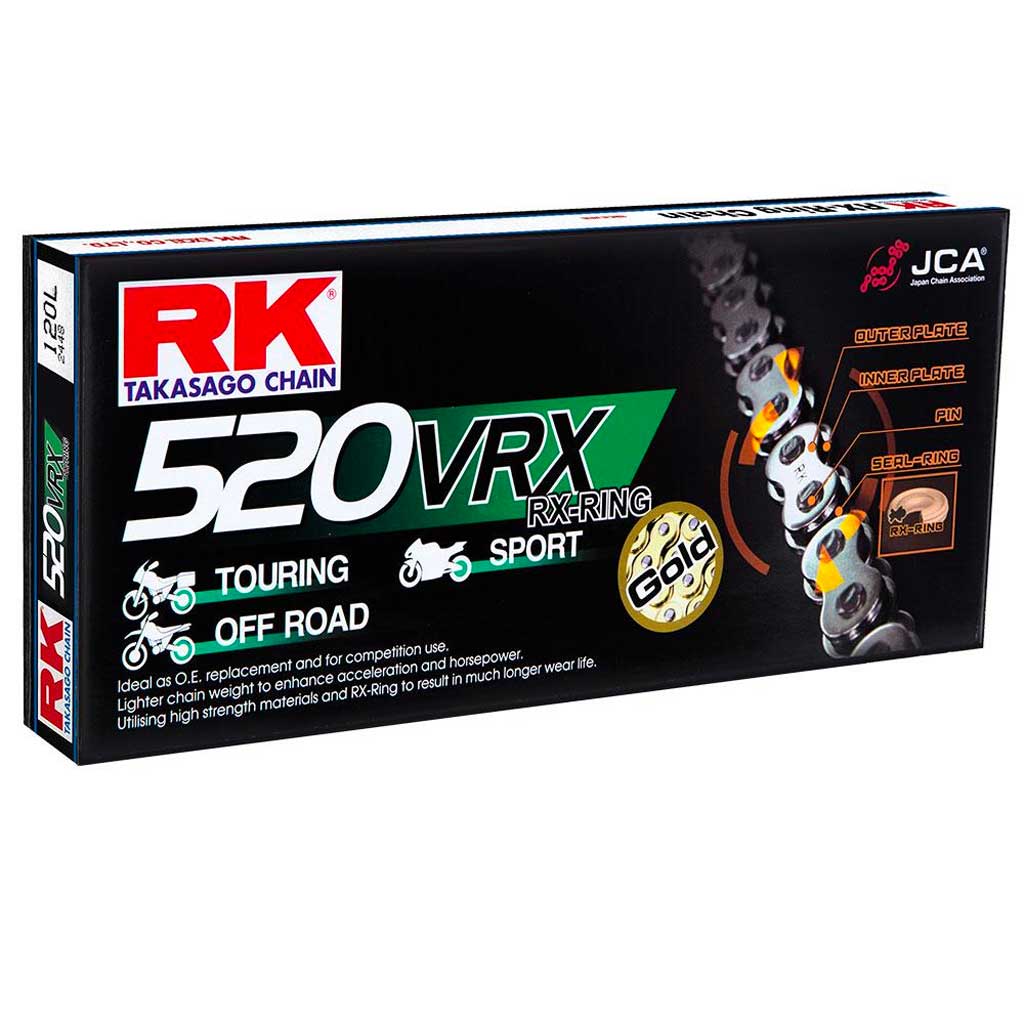 RK - 520VRX Gold Chain - 120 Link - Image 2