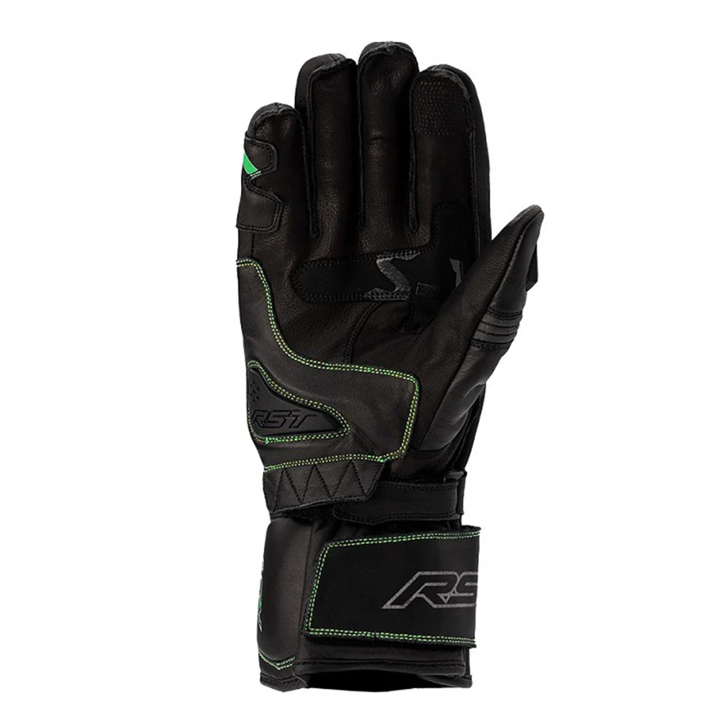 RST - S-1 CE Black/Grey/Green Sport Gloves - Image 2