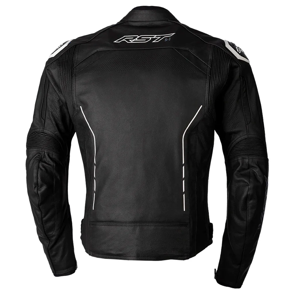 RST - S-1 CE Leather Black/White Jacket - Image 2